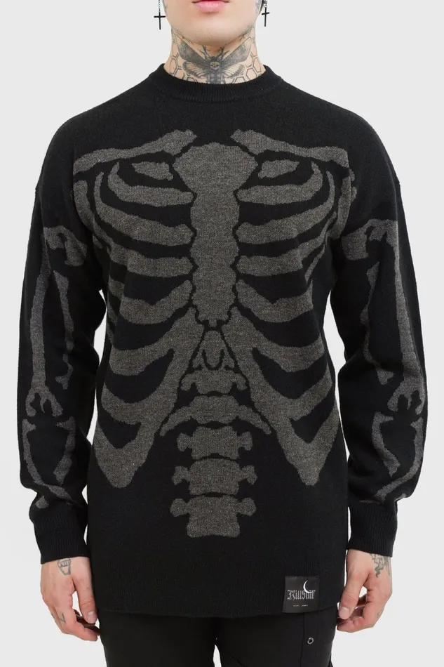 Men Knitwear Killstar Skellie Sweater