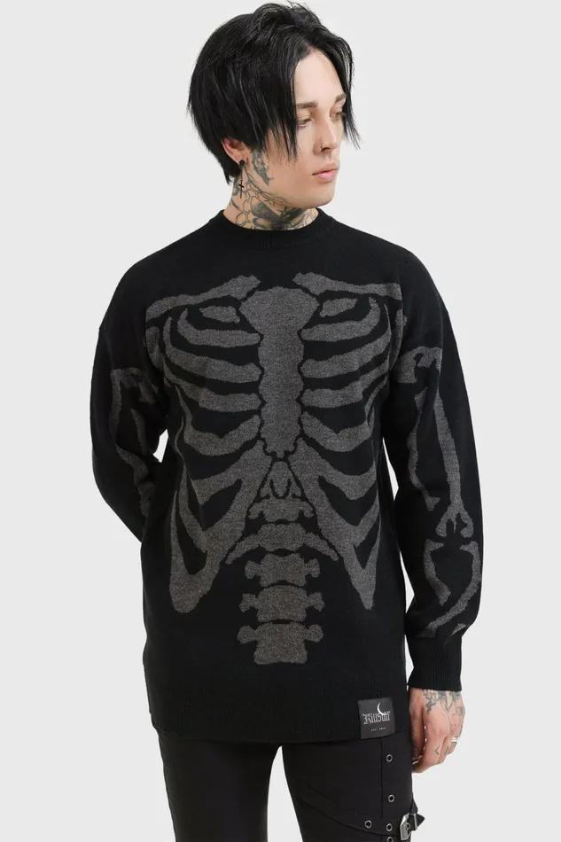 Men Knitwear Killstar Skellie Sweater