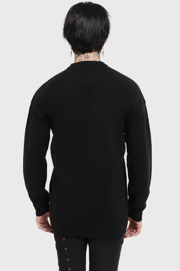 Men Knitwear Killstar Skellie Sweater