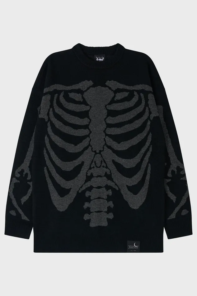 Men Knitwear Killstar Skellie Sweater