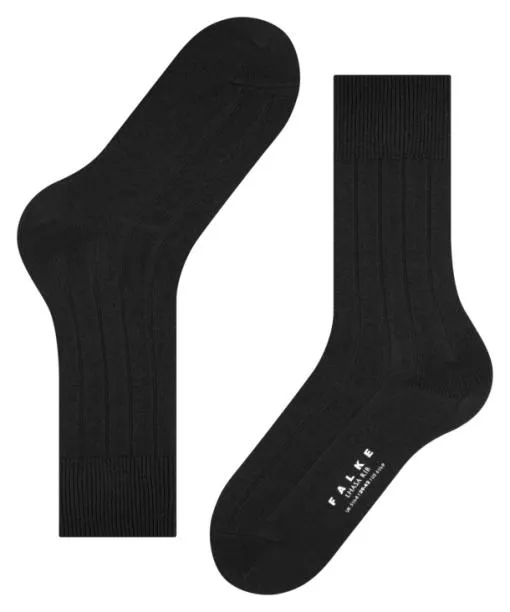 Men Lhasa Rib Men Socks Black FALKE Socks