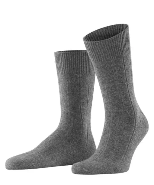 Men Lhasa Rib Men Socks Light Greymel FALKE Socks