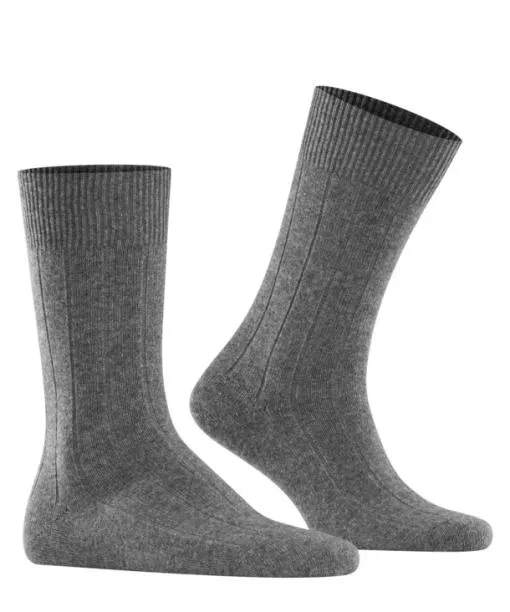 Men Lhasa Rib Men Socks Light Greymel FALKE Socks