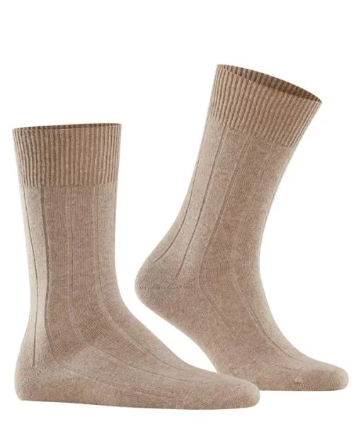 Men Lhasa Rib Men Socks Nutmeg Mel FALKE Socks