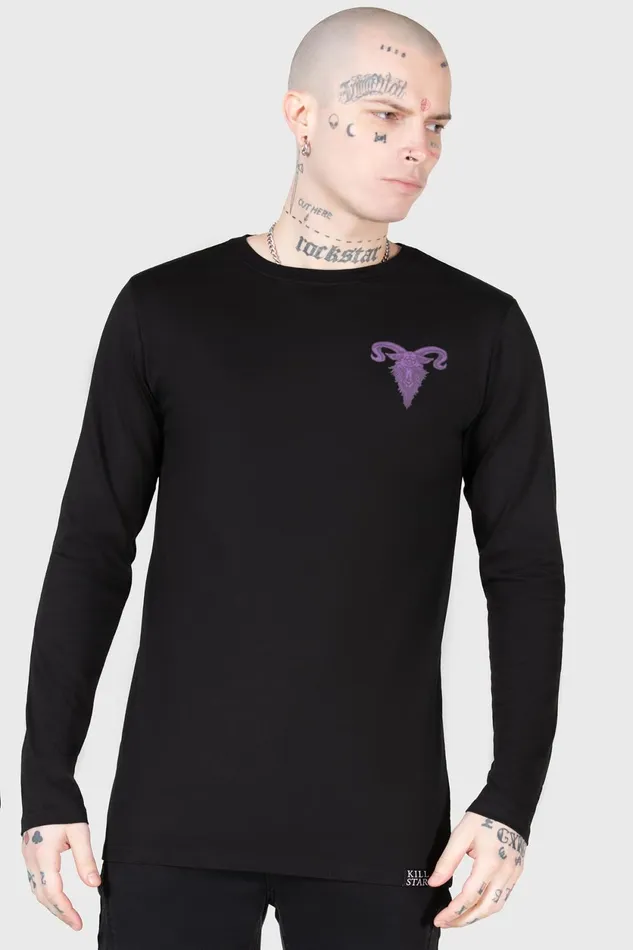 Men Long Sleeves Killstar Witching Hour Long Sleeve Top