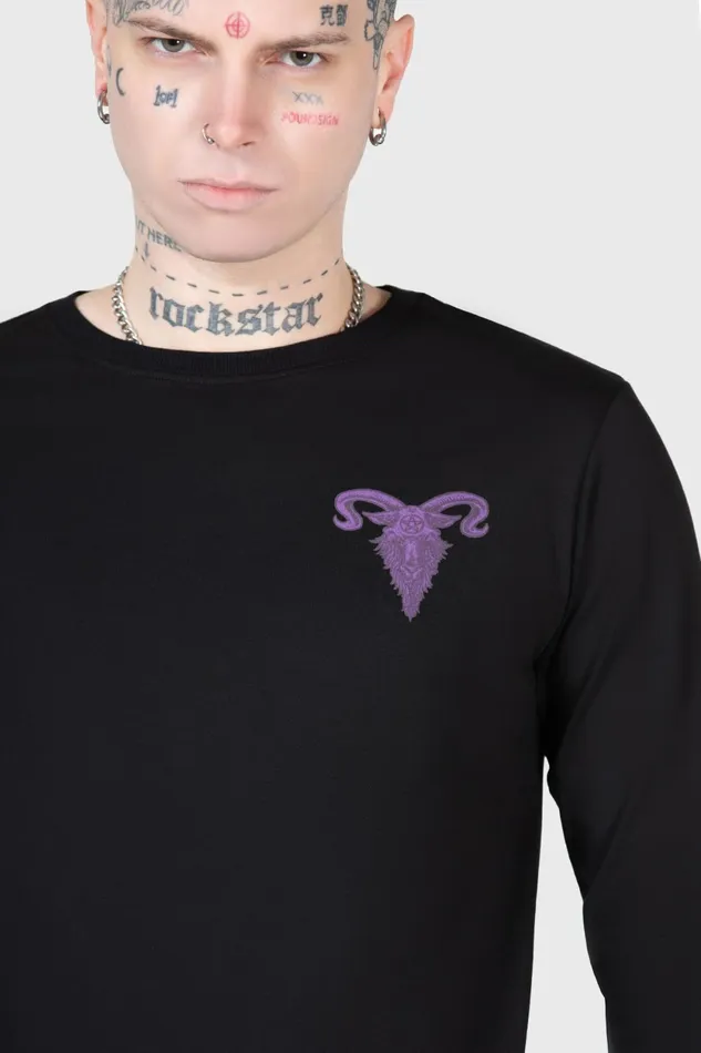 Men Long Sleeves Killstar Witching Hour Long Sleeve Top