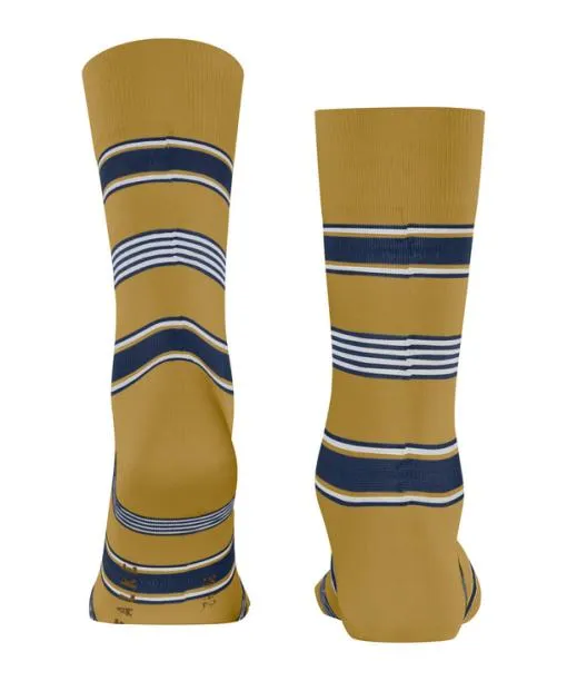 Men Marina Stripe Men Socks Brass FALKE Socks