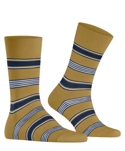 Men Marina Stripe Men Socks Brass FALKE Socks