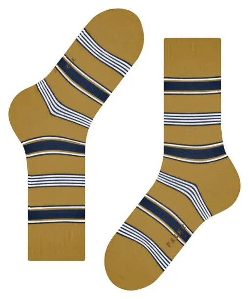 Men Marina Stripe Men Socks Brass FALKE Socks