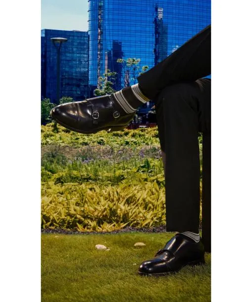 Men Marina Stripe Men Socks Brass FALKE Socks