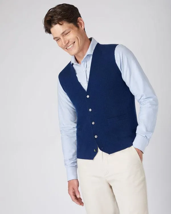 Men Men039s The Chelsea Milano Cashmere WaistcoatIn French Blue French Blue NPeal Gilets and Waistcoats Men Men039s The Chelsea Milano Cashmere WaistcoatIn French Blue French Blue NPeal Gilets and Waistcoats