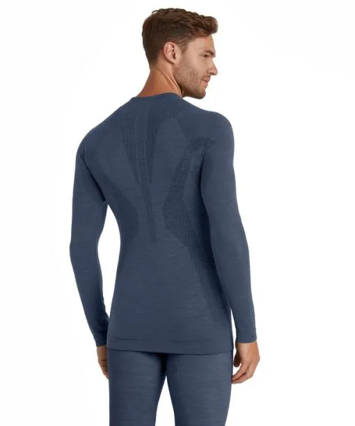 Men Men Long Sleeve Shirt WoolTech Capitain FALKE Long Sleeve Shirts