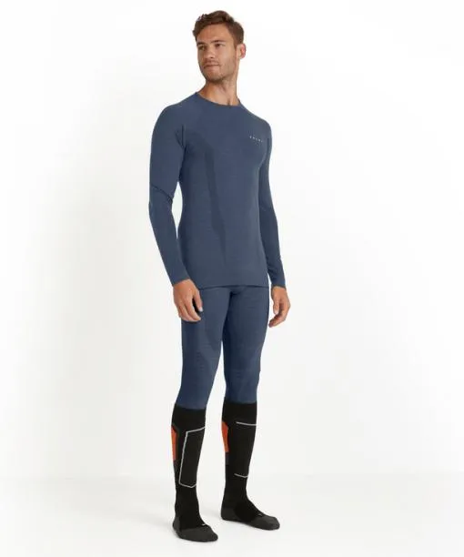 Men Men Long Sleeve Shirt WoolTech Capitain FALKE Long Sleeve Shirts