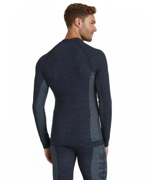 Men Men Long Sleeve Shirt WoolTech Space Blue FALKE Long Sleeve Shirts
