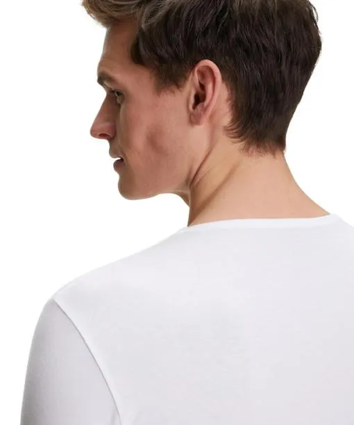 Men Men TShirt Vneck Climate Control White FALKE Shirts