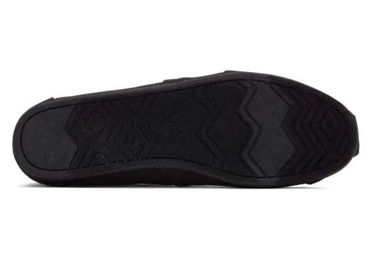 Men MenAlpargata All Black Recycled Cotton Canvas Blackblack TOMS Alpargatas