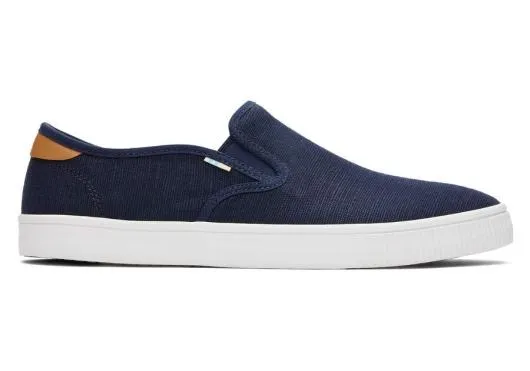 Men MenBaja Slip On Navy TOMS Slip Ons