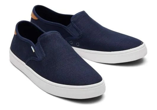 Men MenBaja Slip On Navy TOMS Slip Ons