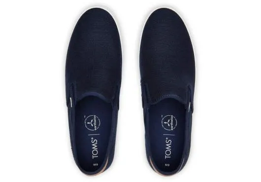 Men MenBaja Slip On Navy TOMS Slip Ons