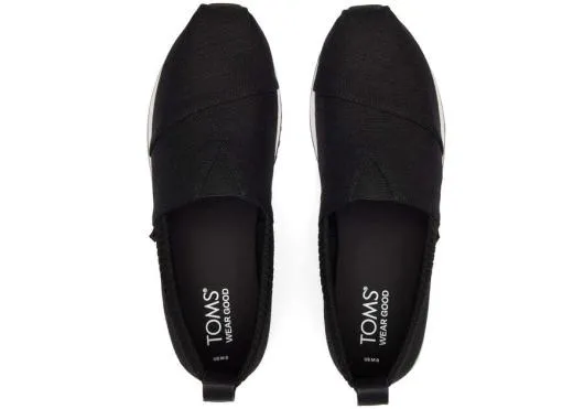 Men MenResident 20 Black Heritage Canvas Sneaker Black TOMS Slip Ons