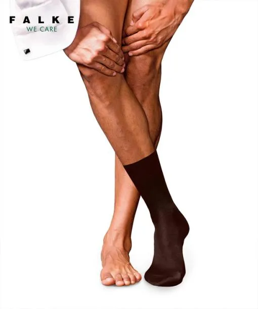 Men No 15 Finest Supima Cotton Men Socks Dark Brown FALKE Socks