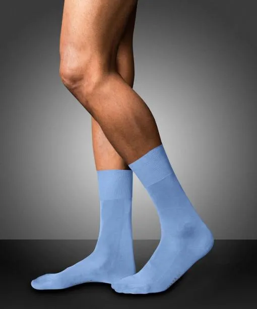 Men No 9 Pure Fil Dcosse Men Socks Arcticblue FALKE Socks