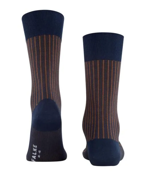 Men Oxford Stripe Men Socks Plum FALKE Socks