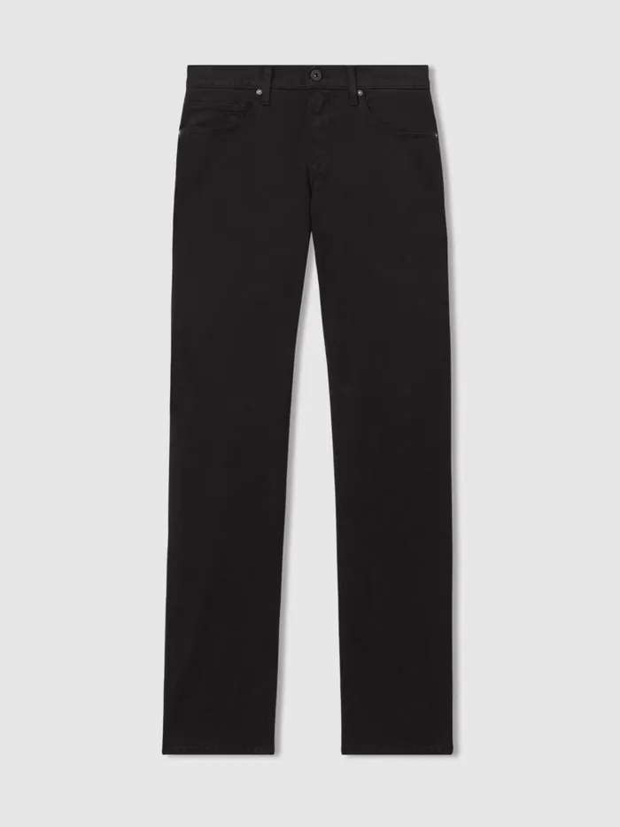 Men Reiss Brands Straight Leg Jeans Black