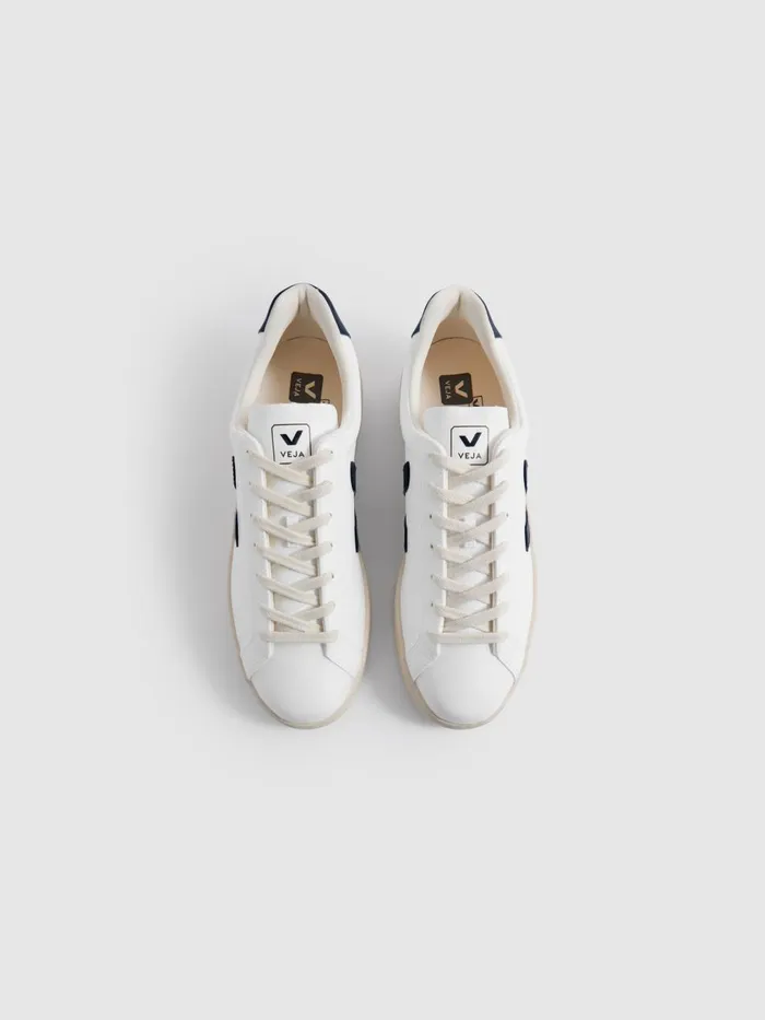 Men Reiss Brands Vegan Leather Trainers White Nautico