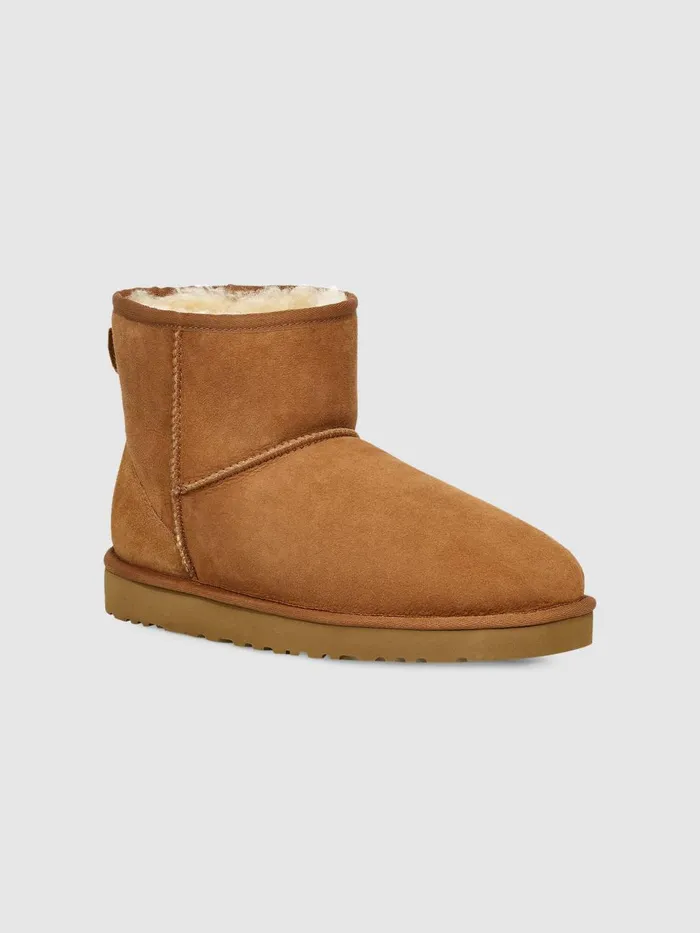 Men Reiss Casual Shoes Classic Mini Boots Chestnut