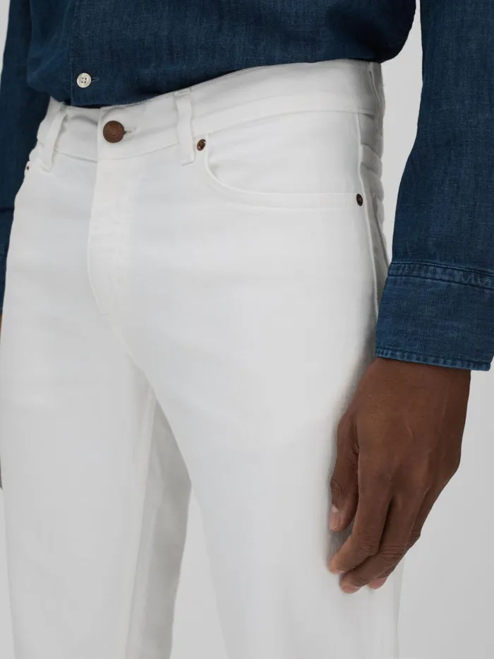 Men Reiss Jeans Jacobson Slim Fit Jeans Snow White