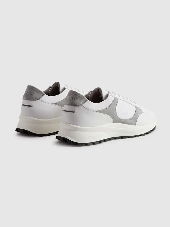 Men Reiss Sneakers Plemont Trainers Greywhite