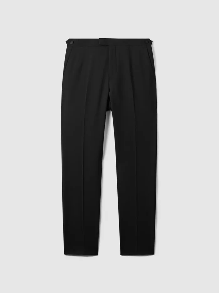 Men Reiss Suits and Tailoring Hope Modern Fit Wool Blend Trousers Black