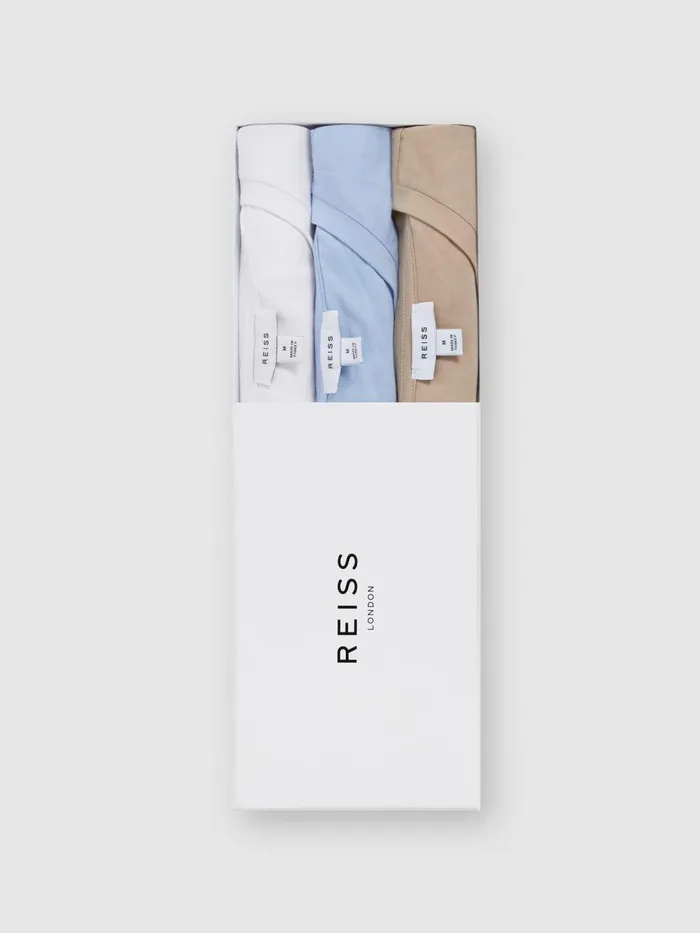 Men Reiss TShirts Bless 3 Pack Crew Neck TShirts Neutral