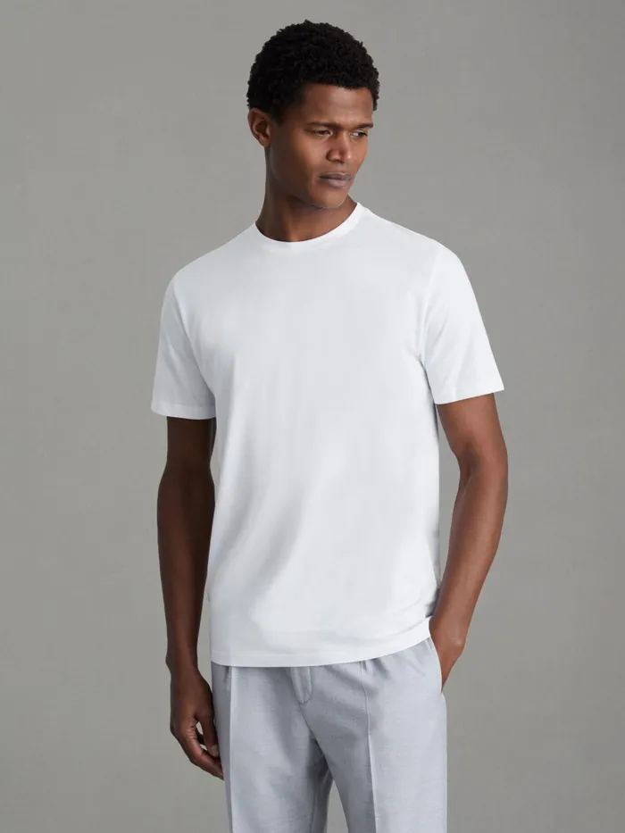 Men Reiss TShirts Bless 3 Pack Crew Neck TShirts White
