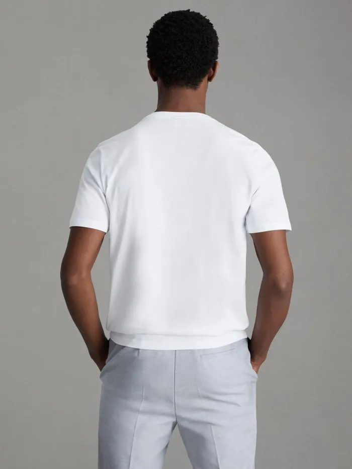 Men Reiss TShirts Bless 3 Pack Crew Neck TShirts White
