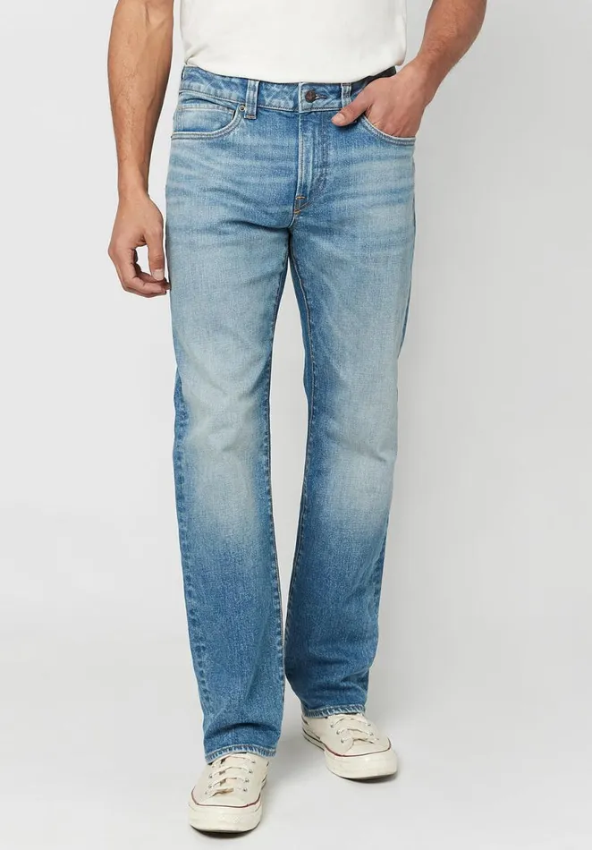 Men Relaxed Straight Driven Sanded Blue Jeans Indigo Buffalo David Bitton Relaxed Straight Driven Men Relaxed Straight Driven Sanded Blue Jeans Indigo Buffalo David Bitton Relaxed Straight Driven