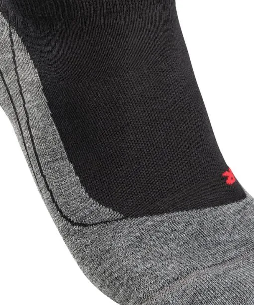 Men RU4 Endurance Invisible Men Running No Show Socks Black FALKE Running Socks
