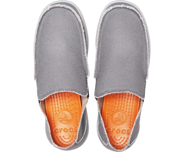 Men Santa Cruz SlipOn Charcoal Light Gray Crocs Loafers