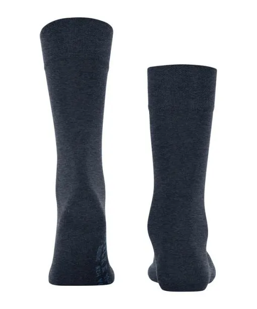 Men Sensitive New York Men Socks Navy Mel FALKE Functionals