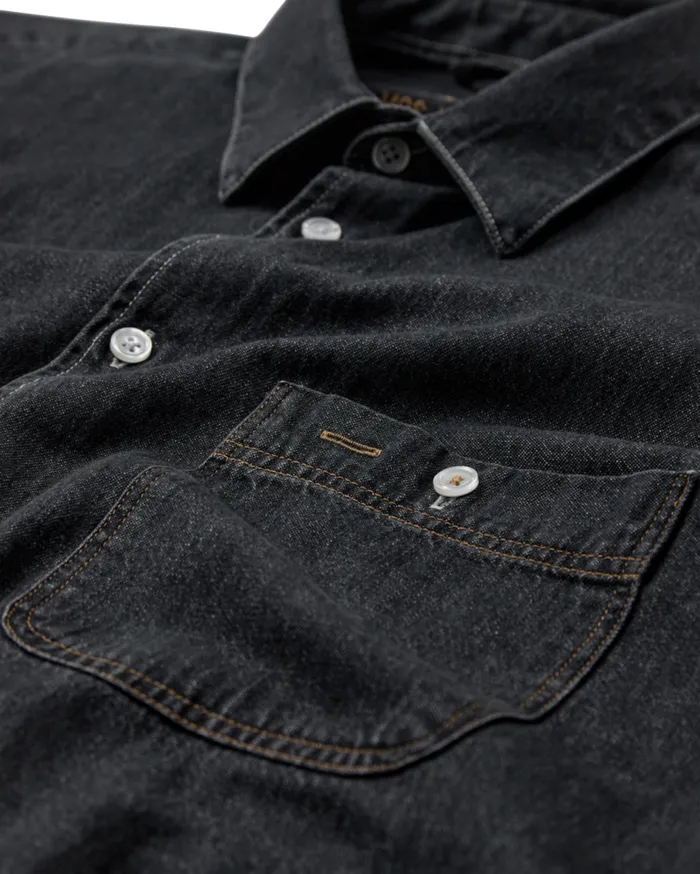 Men Shirts MOS MOSH MMGGibson Denim Shirt Grey Denim