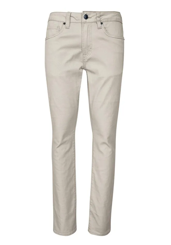Men Slim Ash Authentic Dark Gray Twill Pants Charcoal Buffalo David Bitton Slim Ash