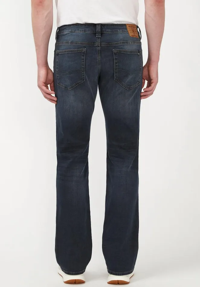 Men Slim Bootcut King Sanded Dark Jeans Indigo Buffalo David Bitton Bootcut King And Relaxed Boot Game