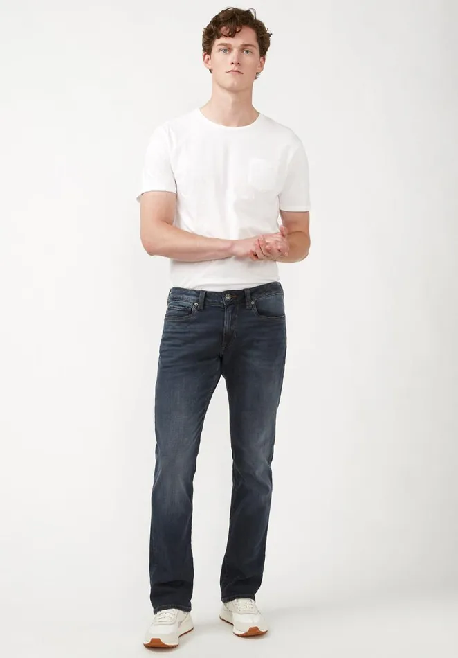 Men Slim Bootcut King Sanded Dark Jeans Indigo Buffalo David Bitton Bootcut King And Relaxed Boot Game