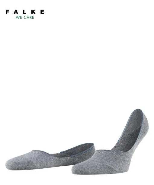 Men Step Medium Cut Box Men No Show Socks Light Greymel FALKE No Show Socks