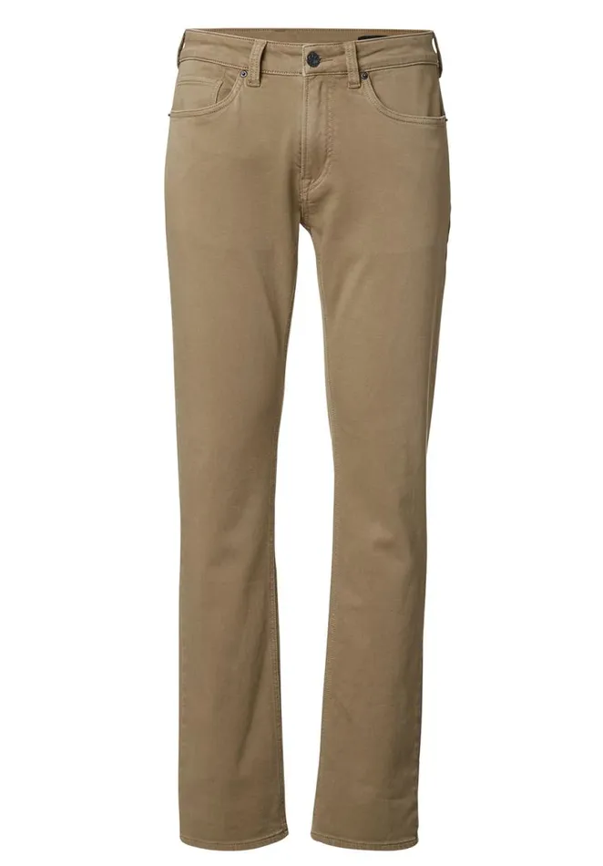 Men Straight Six Dark Beige Men039s Fleece Canvas Pants Dark Beige Buffalo David Bitton Pants