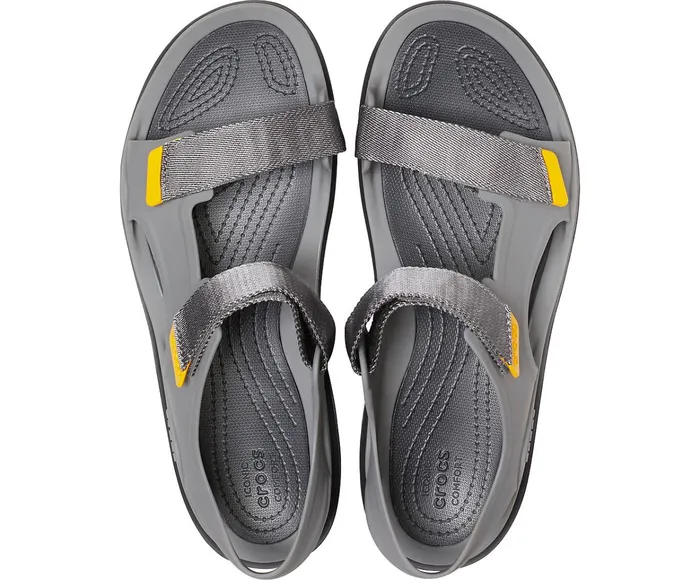 Men Swiftwater Expedition Sandal Slate Greyblack Crocs Sandals