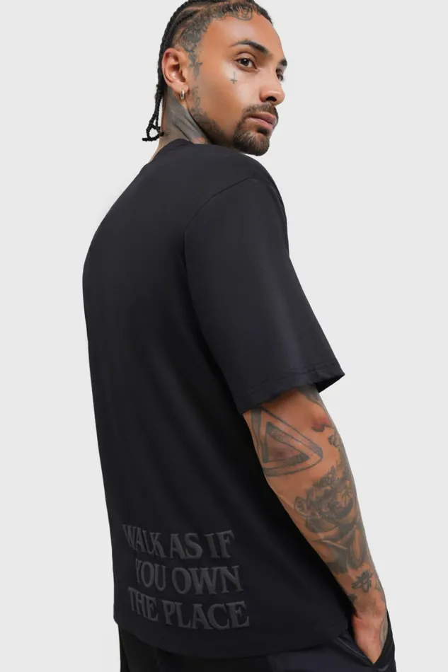 Men TShirts and Vests Killstar Walk Thru Hell Boxy TShirt