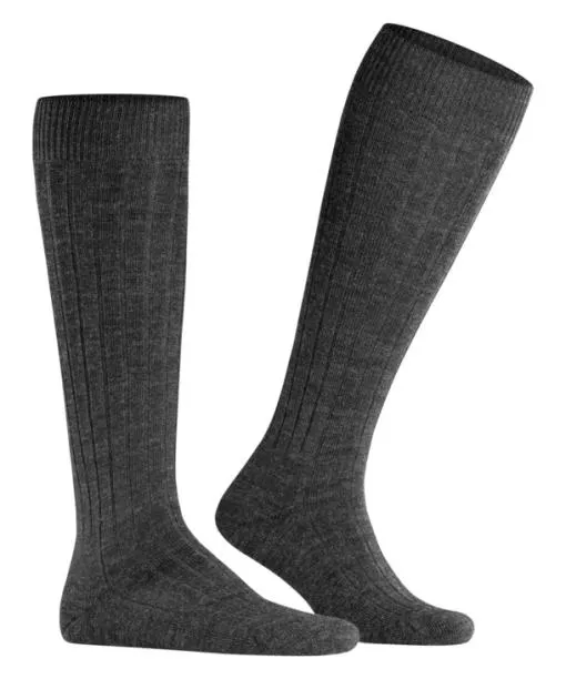 Men Teppich Im Schuh Men Kneehigh Socks Anthramel FALKE Knee High Socks