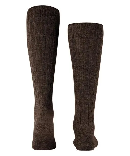 Men Teppich Im Schuh Men Kneehigh Socks Dark Brown FALKE Knee High Socks